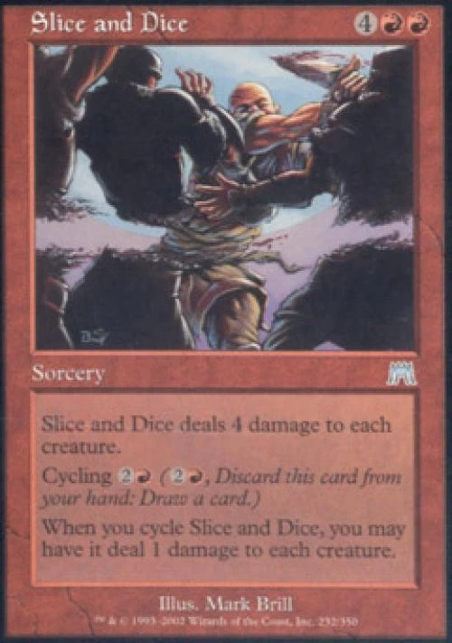 Slice and Dice - Medium Play MTG Onslaught - Image 1 of 1