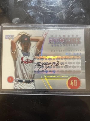 BILLY TRABER 2004 UPPER DECK DIAMOND PROSIGNS AUTO AUTOGRAPH SIGNATURE MINT - Image 1 of 2