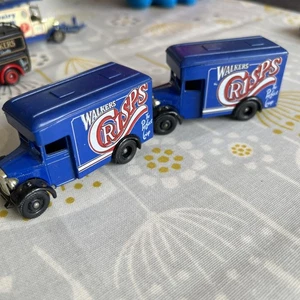 USED LLEDO DAYS GONE Promo DELIVERY VAN - WALKERS CRISPS - Blue x2 - Picture 1 of 7