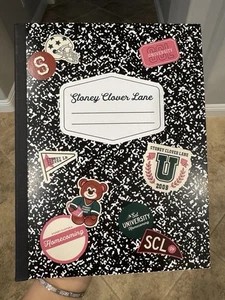 Extrem SELTEN NEU Stoney Clover Lane Journal Komposition Notizbuch nur eine SCL - Bild 1 von 4