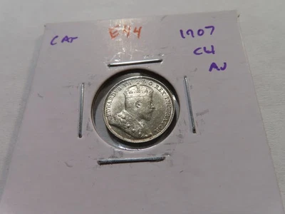 E44 Canada 1907 5 Cent Choice AU - Image 1 of 2