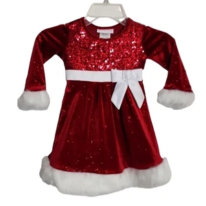 Bonnie Jean 2t Santa Dress - Picture 1 of 6