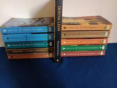 Lot of 11 Commissario Brunetti Mystery Series Books by Donna Leon Paperback VG - Image 1 of 2
