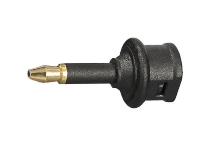 Mini 3.5mm to TosLink Optical Audio Adapter Cable Elbow | Male to Female | Black - Image 1 of 4