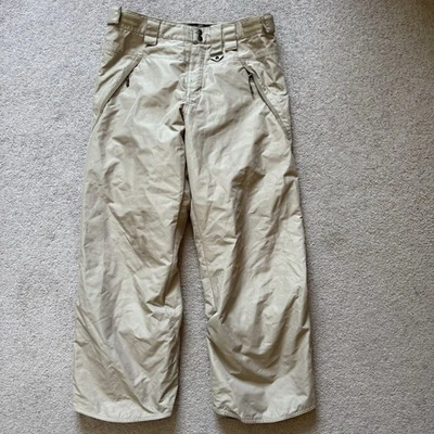 Pantalones de nieve Oakley para hombre M calce suelto beige aislante snowboard esquí logotipo Foto 1 de 4