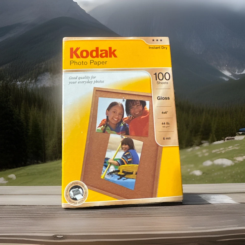 KODAK Photo Paper High Gloss 4"x6" 100 Sheets - Instant Dry NEW SEALED - Image 1 of 1