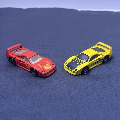 Hot Wheels 1988 Ferrari F40 descontinuado Gold Metal Speed Series +Amarelo F40 (2) - Imagem 1 de 4