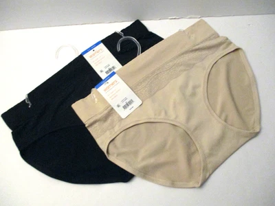 Warners Hipster Bragas Elásticas Sin Costuras 2 Pares Talla 8/XL Foto 1 de 3