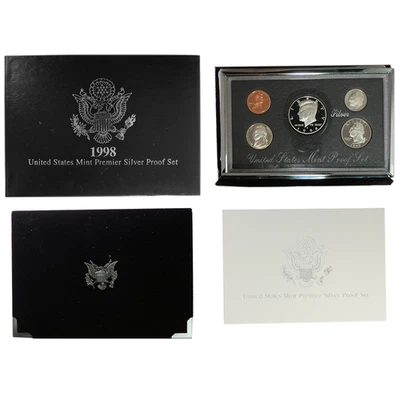 1998-S U.S. Premier Silver Proof Set - Image 1 of 2