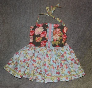 Matilda Jane (Serendipity) Bowie Roundabout Halter Top -Size 10 - EUC - Picture 1 of 5