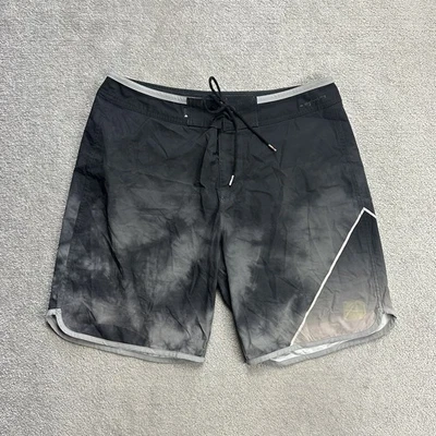 QUIKSILVER Herren Badehose Badeshorts Gr. 34 Retro Beach Shorts Logo 9009 Grau - Bild 1 von 4