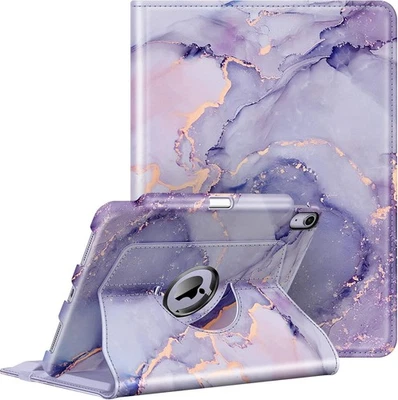 FINTIE Rotating Case for iPad Air 11 inch (2025/2024) M3/M2, Z-Lilac Marble  - Image 1 of 4