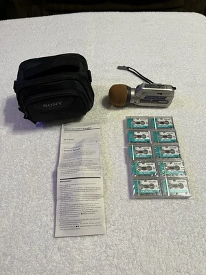 Grabadora de voz Sony Mic'n Micro M-100MC Micro Cassette + Lote de cintas en blanco nuevas Foto 1 de 4