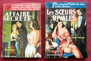 Affaire secrète 1953 + Soeurs rivales 1956. Les Romans américains. Ferenczi. - Picture 1 of 1