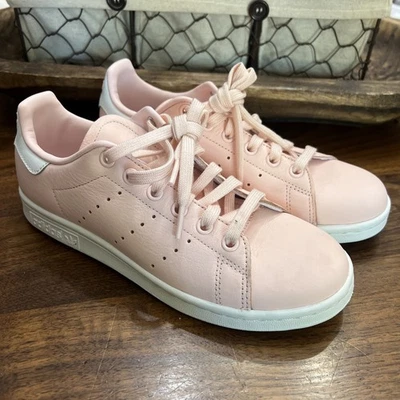 Adidas Women's Stan Smith Low Casual Sneakers, Icey Pink/White Size 6 - Image 1 of 4