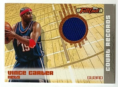 2006 TOPPS FULL COURT VINCE CARTER GAME USED JERSEY PATCH /499 - Image 1 of 2