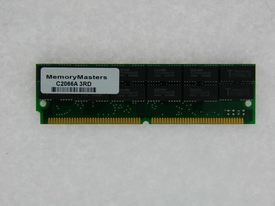 C2066A 8MB FPM 72 pin SIMM Memory for HP IIISi, 4, 4 4M, 4m models - Image 1 of 1
