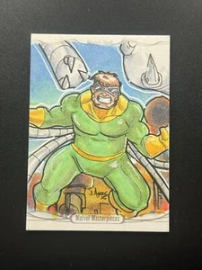 2016 Marvel Masterpieces Dr. Octopus sketch card after Joe Jusko - Picture 1 of 3