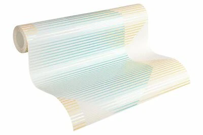 Papel pintado no tejido diseño de reflexión línea patrón A.S. Creation 319971 totalmente nuevo Foto 1 de 4