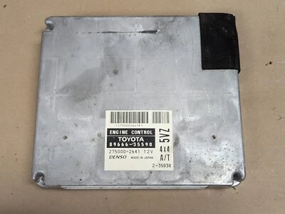 2001 2002 Toyota 4Runner 3.4 V6 Engine Computer ECU ECM 89666-35590 - Image 1 of 3