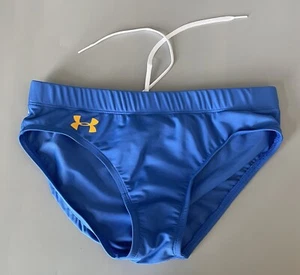 Under Armour Blue Swim Briefs — New w/o Tags — Unisex S — 87% Nylon, 13% Elastic - Picture 1 of 11