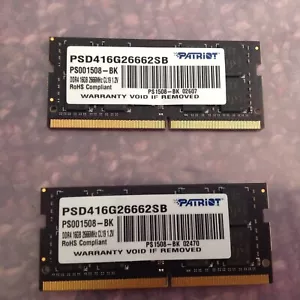 Patriot DM4 Signature Series 32GB (2X16GB) 2666MHz CL19 SODIMM Memory Module - Picture 1 of 2