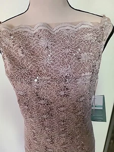 j taylor dress dusty taupe  size  8 - Picture 1 of 15