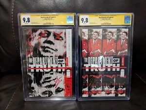 Department of Truth #1 & #2 CGC 9.8 SS Signed James Tynion IV Image 2020 - Bild 1 von 2
