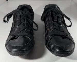 Zapatilla deportiva para mujer PRADA de caña baja charol negra Eur 38 EE. UU. 7,5 - Imagen 1 de 13