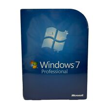 Microsoft Windows 7 Professional Full 32 & 64 Bit DVDs MS WIN PRO New Sealed