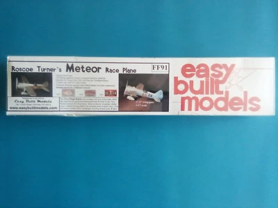 Easy Built Roscoe Turner's METEOR Race Plane -- 1/17 scale, unbuilt kit - Image 1 of 3
