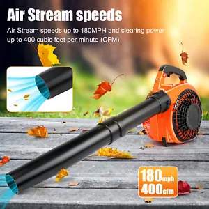 ✅2025 2-Stroke Leaf Blower Handheld Gas Powered Commercial Heavy Duty Grass Yard - Picture 1 of 13