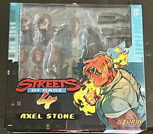 STORM COLLECTIBLES STREETS OF RAGE 4 AXEL STONE 1:12 SCALE ACTION FIGURE opened