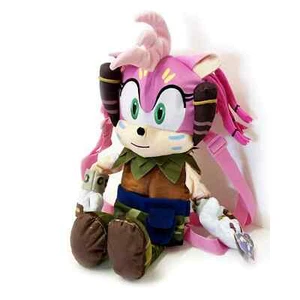 Sonic Prime Amy Thorn Rose 17" Plüschrucksack - Bild 1 von 3