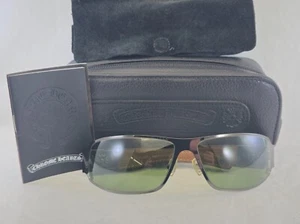 Gafas de sol verdes Deviant II con adornos metálicos Chrome Hearts Gun - Imagen 1 de 13