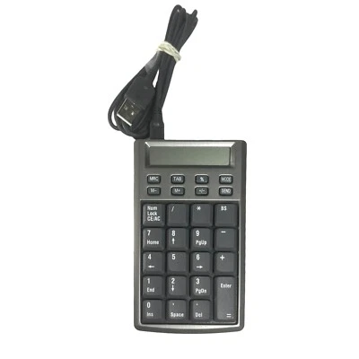 Kensington Notebook Pocket Keypad Calculator #33059 w/ USB Cable - TESTED WORKS! - Image 1 of 4