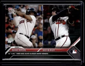 2023 Topps Now Silver Slugger Awards #SS-4 Rafael Devers / Austin Riley - Picture 1 of 2