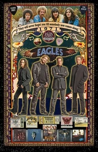 Eagles Tribute Poster - 11x17" Vivid Colors - Picture 1 of 4