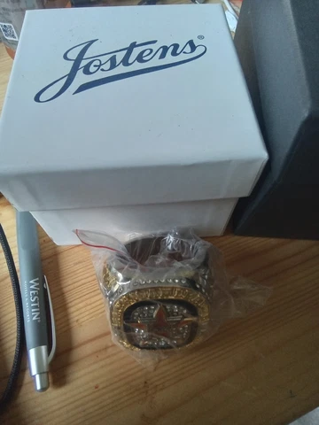 Houston Astros WS REPLICA RING PAPER WEIGHT 2022 JOSTENS Cover