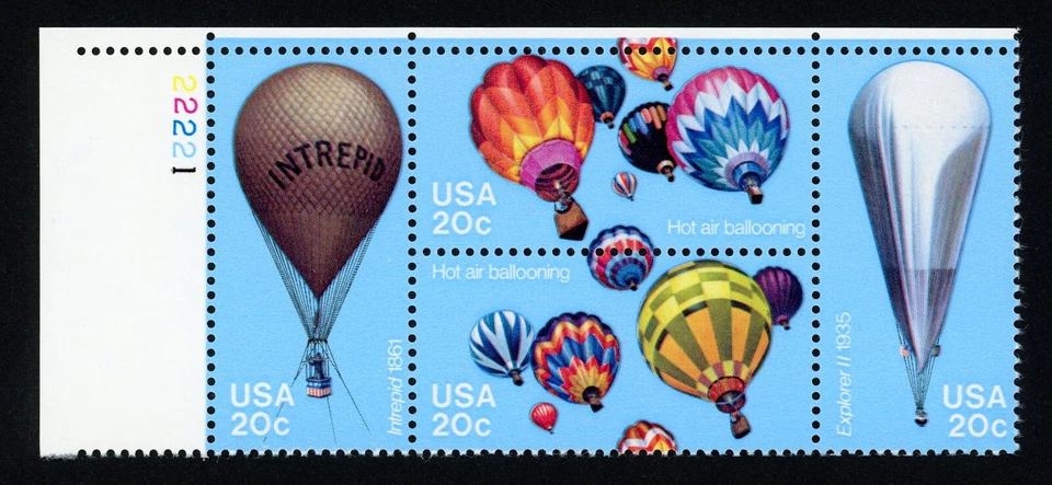 Stamps United States, Scott # 2035a Mint NH plate block - Image 1 of 1