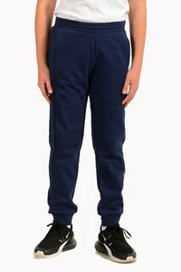 Emporio Armani EA7 Boys Navy Blue Logo Print Track Sweat Pants - Picture 1 of 5