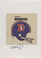 1977 Sunbeam Bread NFL Stickers Denver Broncos