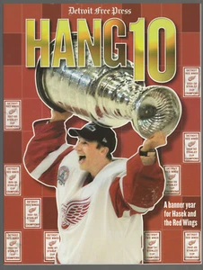 2001-02 DETROIT ROTE FLÜGEL HÄNGEN 10 MAGAZIN BUCH DETROIT KOSTENLOSE PRESSE DOMINIK HASEK - Bild 1 von 2
