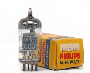 ECC85/6AQ8 PHILIPS NOS Röhre Ventillampe Ventilventilventil - Bild 1 von 1