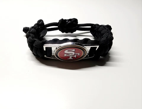 San Francisco 49ers Adjustable Bracelet Sports Fan Shop Apparel Football NFL Cover