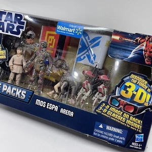 MOS ESPA ARENA Star Wars BATTLE PACKS 3-D Figure Set w Sebulba Pit Droid  C-3PO - Picture 1 of 22