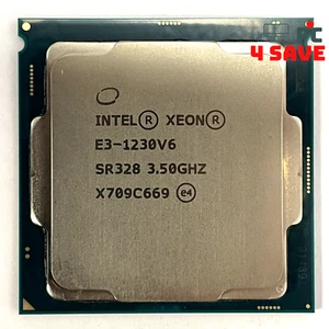 Intel Xeon E3-1230 V6 3.5GHz 4-Core 8M LGA1151 Server Processor CPU SR328 72W - Picture 1 of 1