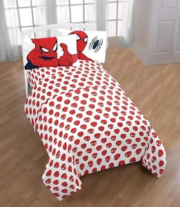 Spider-Man 3 Pcs Kids Twin Sheet Set for Kids Bedding set - Picture 1 of 1