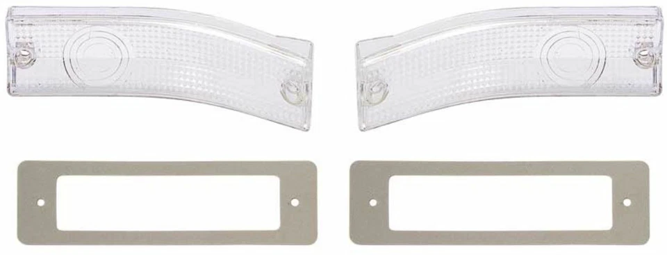 Juego de lentes y juntas de lámpara de estacionamiento reproducción OER para Dodge Dart 1967 Foto 1 de 2