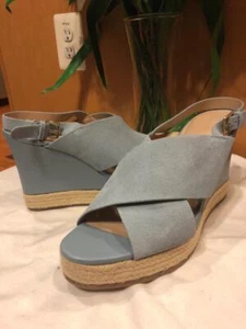 H by Halston Slingback Crossover Espadrille Wedges - Stella shoe (tac600 - Picture 1 of 1